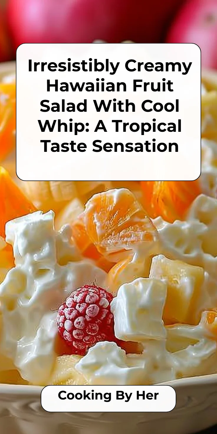 Hawaiian Fruit Salad Featuring Cool Whip