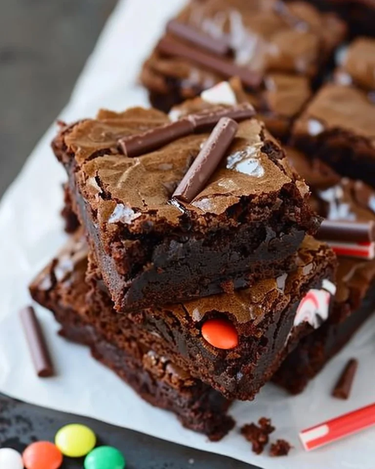 Delicious back-to-school brownies fresh out of the oven, perfect for kids' lunches.