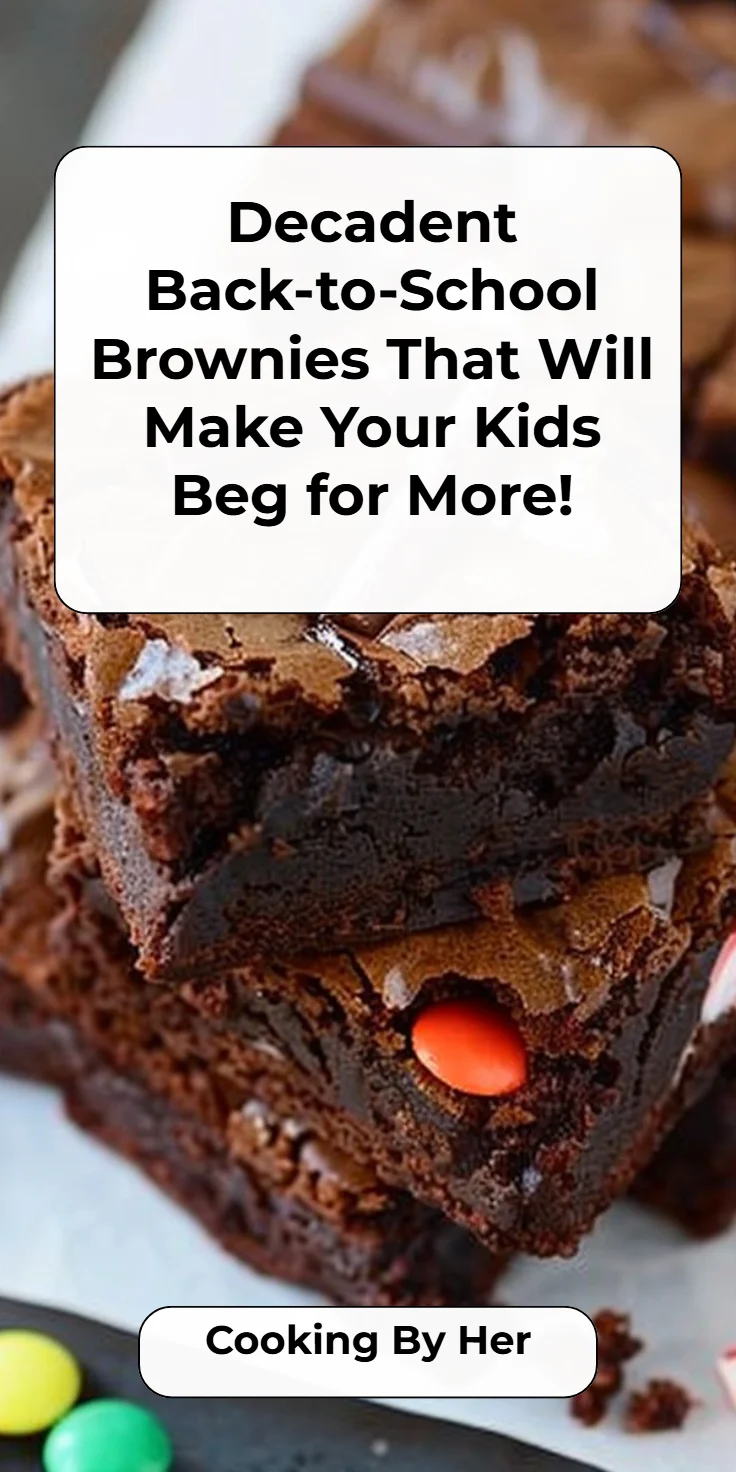 Back-to-School Brownies