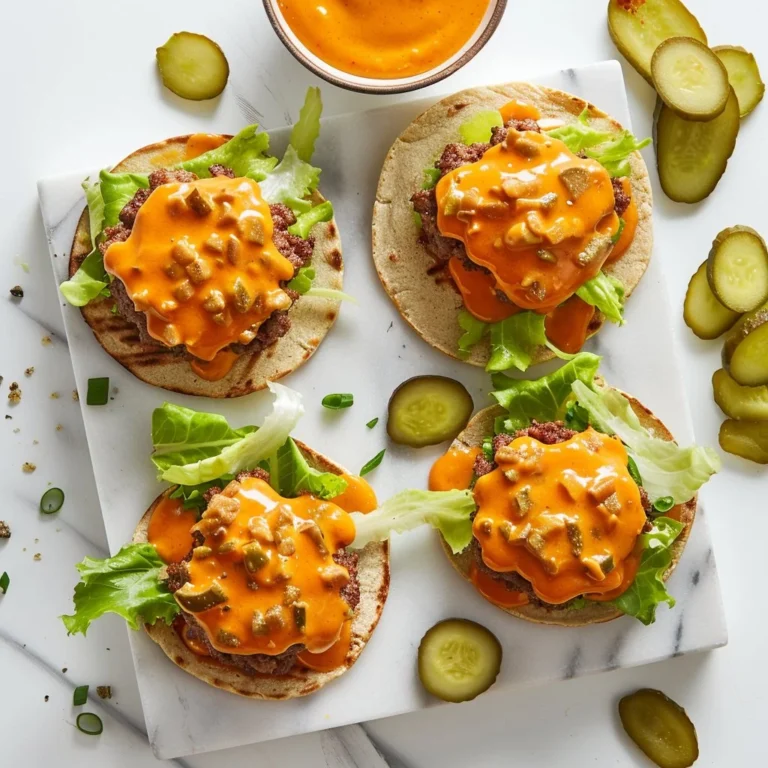 Big Mac Tacos - a fusion of classic burger flavors in a taco shell