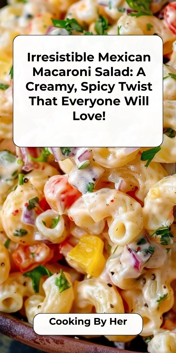 Mexican Macaroni Salad Recipe