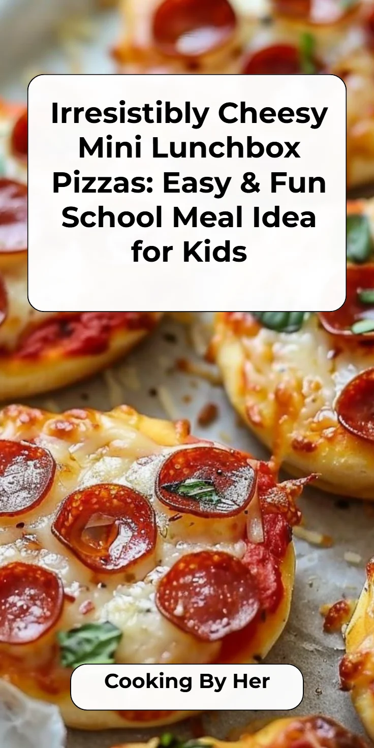 Mini Lunchbox Pizzas: Easy School Lunch Idea for Kids