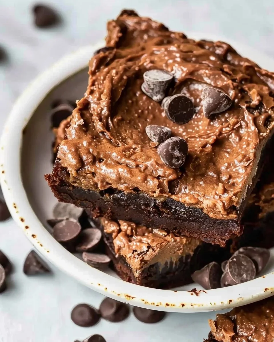 Bowl of healthy protein brownie batter ready for baking